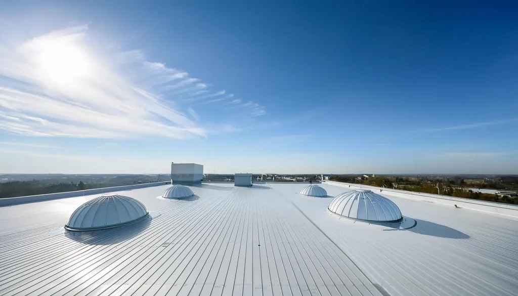 membrane TPO sur le toit de mon entreprise