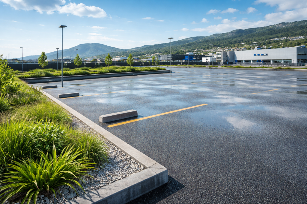 Découvrez comment l'étanchéité bicouche assure résistance et durabilité des parkings d'entreprises à Toulon.